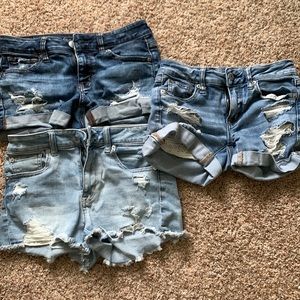 American eagle denim shorts, size 4